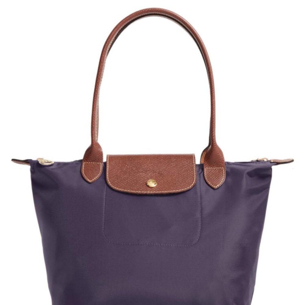 Longchamp Le Pliage Tote in Bilberry (plum)